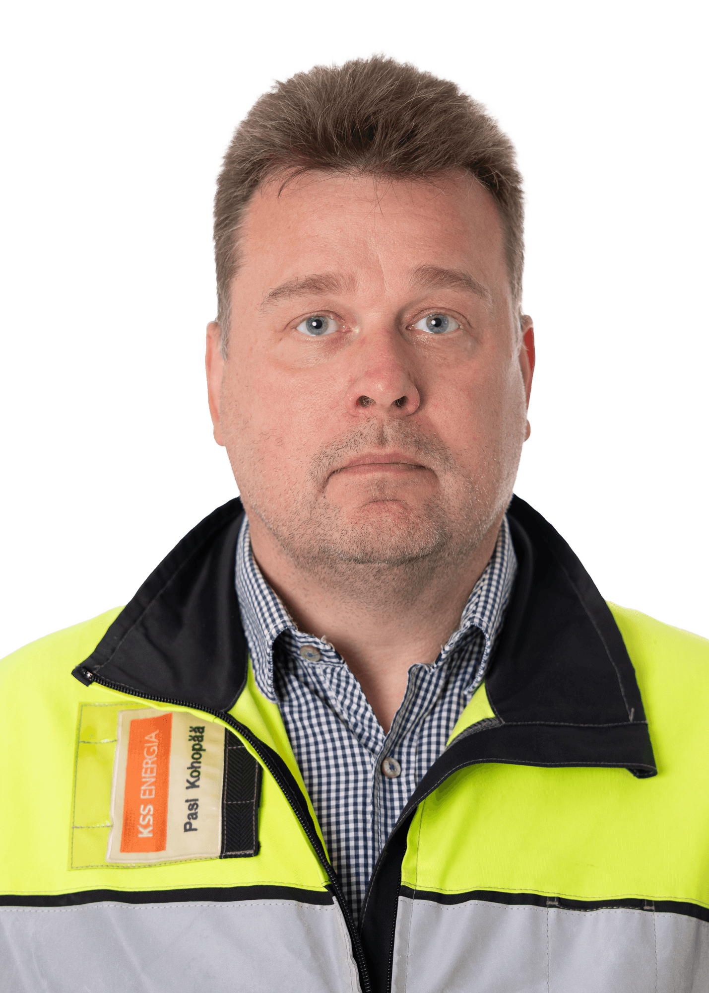 Lähikuva henkilön kasvoista ja ylävartalosta.